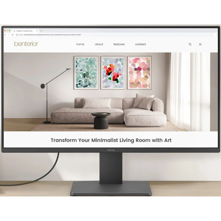 BENQ 23.8  FHD IPS 100HZ HDMI DISPLAY PORT LOW BLUE